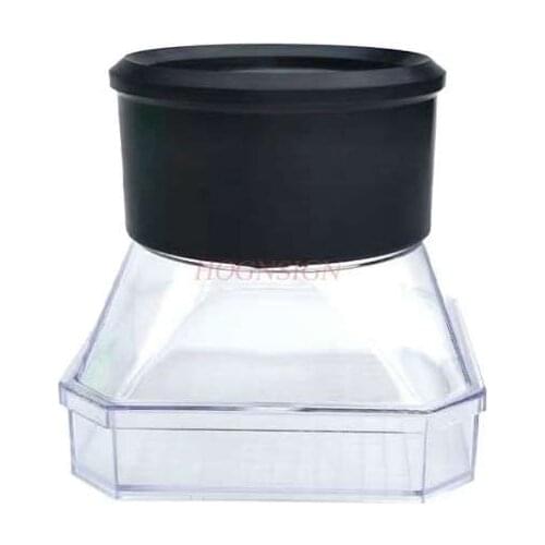 Insect observation box Biology teaching instrument Insect box Black cover with magnifying glass