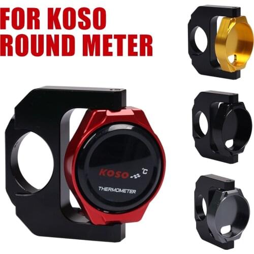 Universal Motorcycle Round Meter Bracket Water Temperature Voltmeter Thermometer Digital Display Circle Holder For KOSO Support