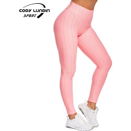 Women High Waist Fitness Running Leggings Ladies Causal Comfortable Push Up Trousers