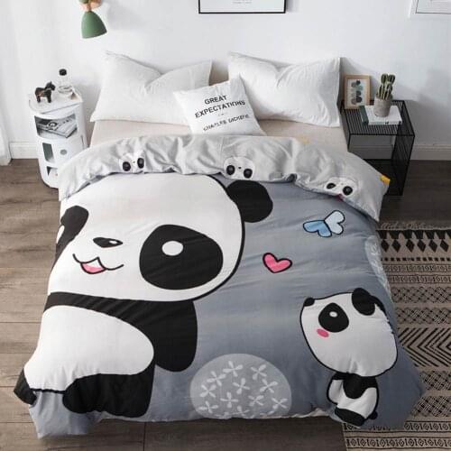 1pc Duvet Cover (No Filler) Cartoon Twill Cotton Quilt Case