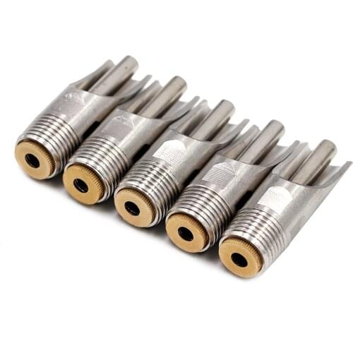 10Pcs Livestock Automatic Pig Water Feeding Nipple Drinker Thickening Pig Head Nipple Drinking Fountain Stainless Steel
