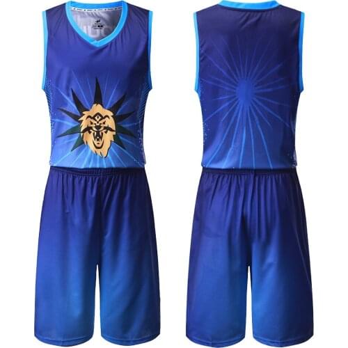 2020 Sublimation Reversible Basketball Uniforms MenS Suit Tracksuit Short Sleeve Shorts Two-Piece Basketball Shirt