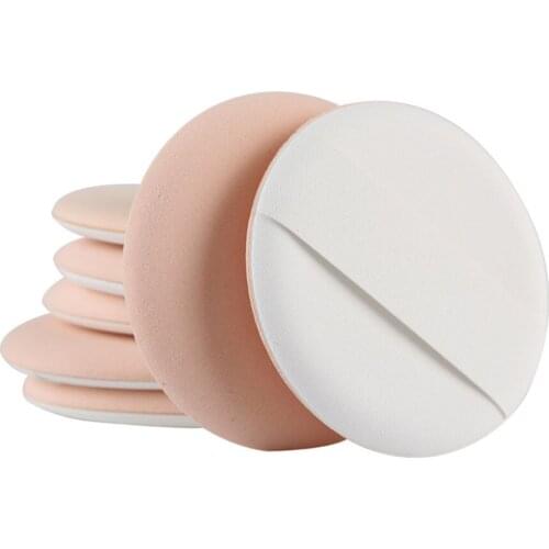 7PCS Round Shaped Makeup Air Cushion Sponge Puff Dry Wet Dual Use Concealer Liquid Foundation BB/CC Cream Makeup Puffs