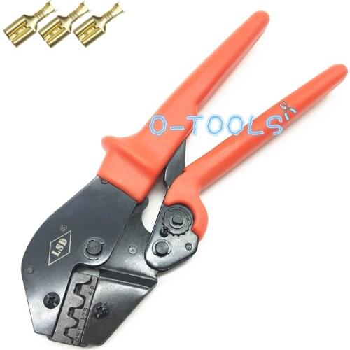 AP-03B 0.5-6.0mm² Crimp Pliers Multi Hand Tools Uninsulated Female Terminals Tabs wire crimping plier 17-12AWG