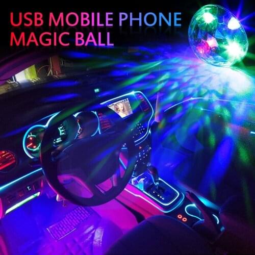 Car Styling Car Interior Lights Car LED Decorative Lamp Magic Light Car Accessories Auto Atmosphere Light Home Party Stage Light