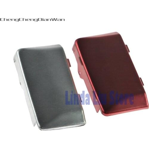 ChengChengDianWan Silver Black Red For Gameboy Micro Battery Door Cover with screw screwdriver For GBM Battery Case 20sets/lot