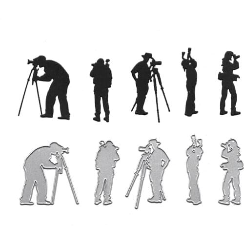 Photography Enthusiast Metal Cutting Dies Scrapbooking Embossing Folders for Card Making Craft Stencil Hobby Punching Molds