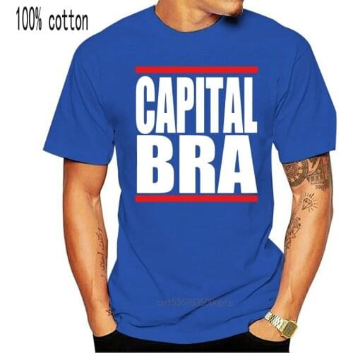 Men tshirt Capital Bra Block Logo Black Unisex T Shirt Printed T-Shirt tees top