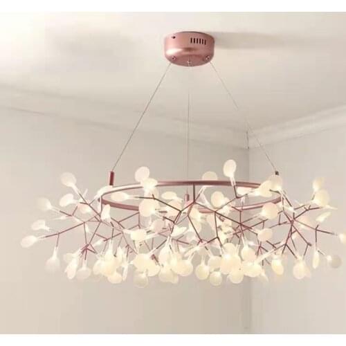 Modern Art Tree Leaves Led Dining Room Pendant Light Nodric Tree Branches Design Studio Light Fixtures Bar Coffee Light Fixtures