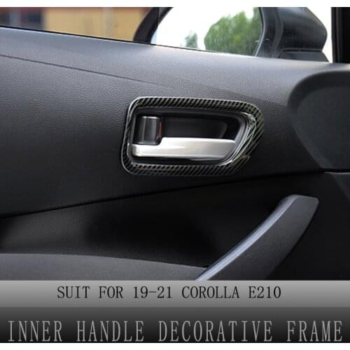 Inner Handle Covers for Toyoto Corolla E20 2020-2021 Inner Handle Decorative Frame Trim Car Interior Accessories
