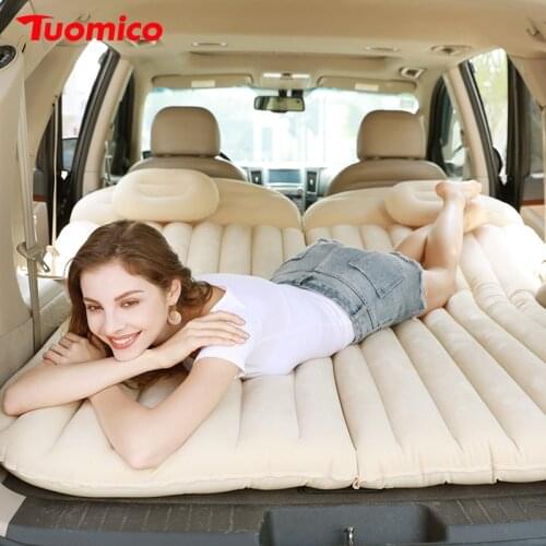 Camping Travel Use Comfortable Convenient Collapsible Universal Sleeping Pad On-board Inflatable Bed Inflatable Mattress Air Bed