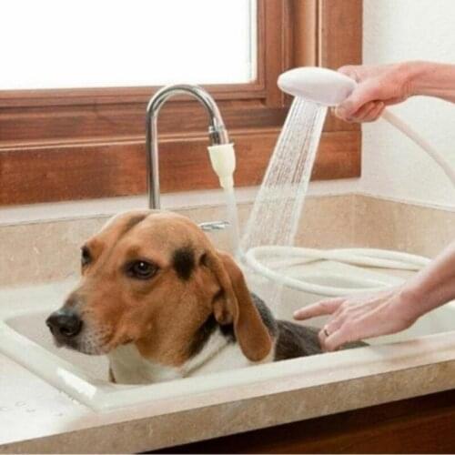 Dog Cat Shower Head Multi-functional Tap Faucet Spray Drains Strainer Hose Sink Washing Hair Saving Bath Heads