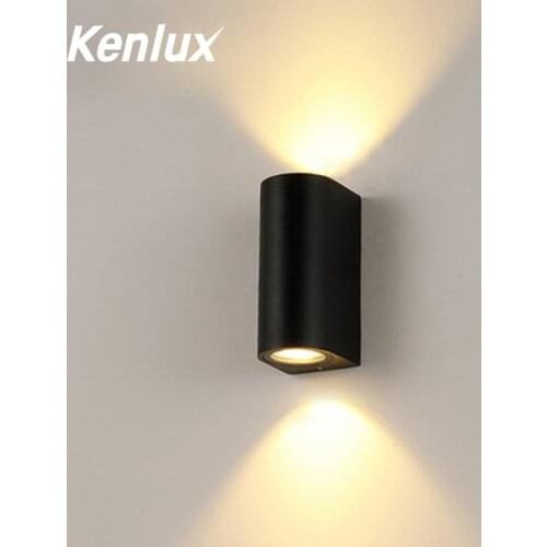 Nordic Wall Lamp Led Aluminum Outdoor Indoor Ip65 Up Down White Black Modern For Home Stairs Bedroom Bedside Bathroom Light