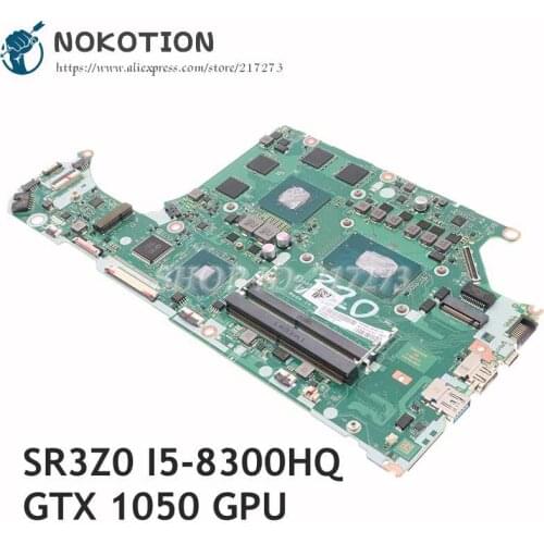 NOKOTION NBQ3L11007 NBQ3M11004 LA-F952P For ACER Aspire AN515-52 AN515 Laptop Motherboard SR3Z0 I5-8300HQ GTX 1050 Ti