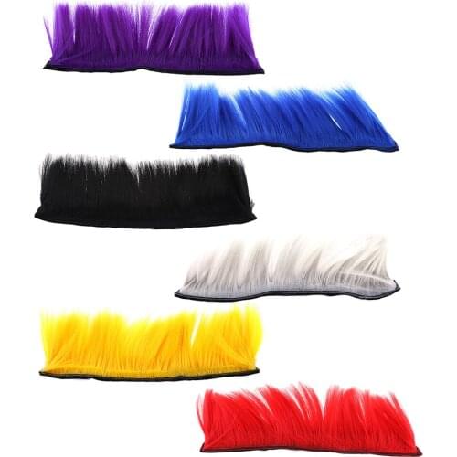 30cm Motorcycle Skinhead Wig Punk Helmet Mohawk Wig Costumes Hairpiece Without Helmet for Costume Cosplay Party Helmet Mohark