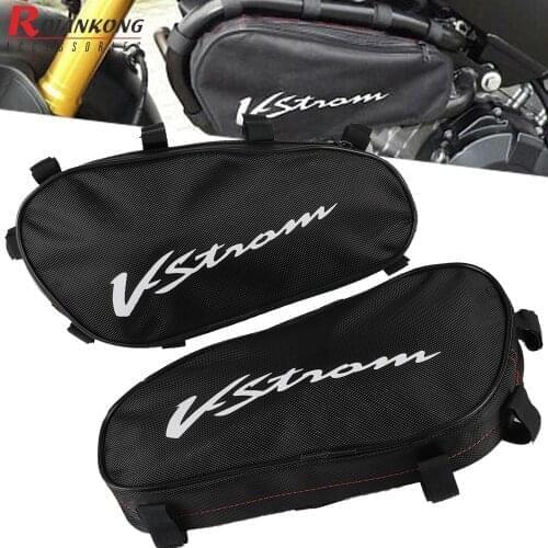 FOR Suzuki V-Strom DL1000 2014-2021 Motorcycle Frame Crash Bar Waterproof Repair Bag Positioning Tool Bags DL 1000 VSTROM 2020