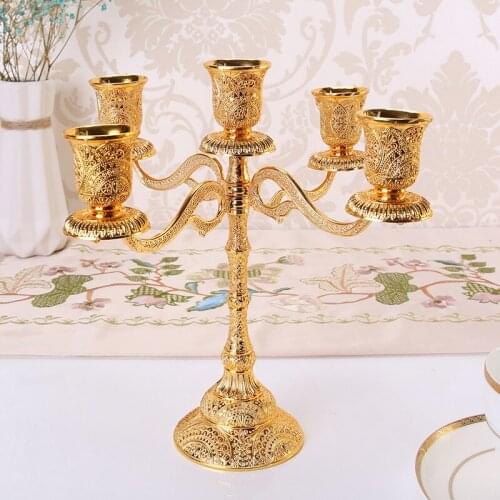 Wedding Wedding 5,5,3 candlestick European candlestick Table Candlelight Dinner Hotel Home Decoration