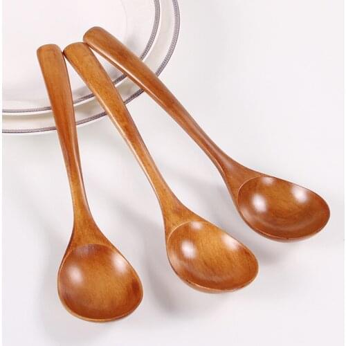 High quality Vintage Japanese style retroing wooden spoon coffee spoon