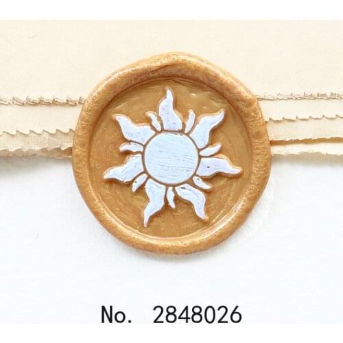 Sun Wax seal stamp,Party Wax Seal Stamp Kit invitation seal,gift envelope packing seal,Sun stamp