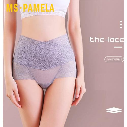 High waist Lace panties women panties Plus Size female sexy underwear Butt Lift Lingerie Seamless briefs Underpants breech