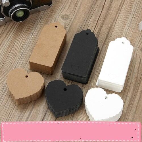 250pcs/lot 5*6cm 4*9cm Cute label tag shaped cardboard blank diy greeting card card kraft paper message card word card postcard