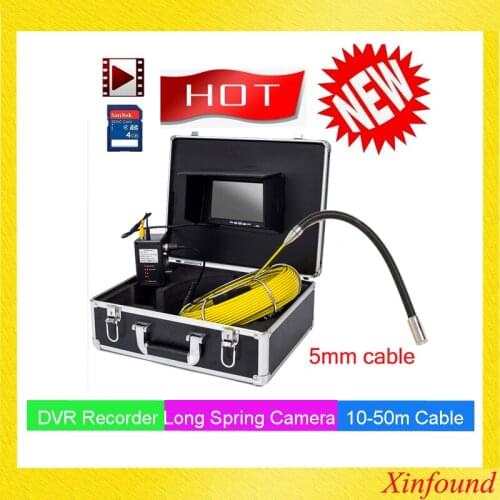7inch Industrial Pipe Sewer Inspection camera kit with DVR monitor but not with Camera head