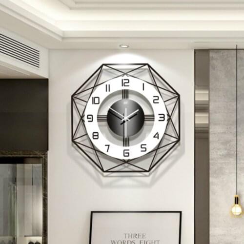 Acrylic Modern Simple Wall Clock Living Room Creative Fashion Nordic Wall Clock Silent Quartz Reloj Mural Home Decor WF50WC