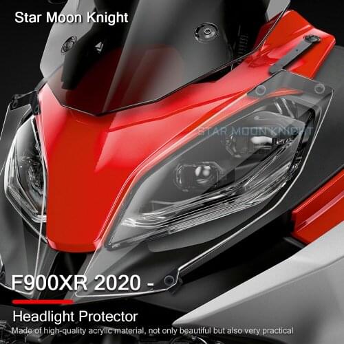 Motorcycle Accessories Headlight Guard Lens Protection Clear Front Lamp Cover For BMW F900XR F 900 XR F900 XR 2020 - 2021