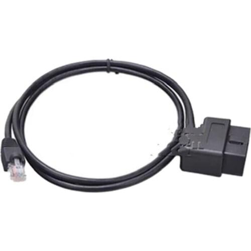 Auto Enet OBD2 to 16 pin connector network cable crystal head interface For BMW