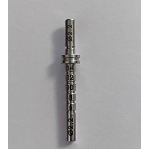 Φ2.2 Dental Depth Gauge Balance Bar Parallel Pin 2.2 Double Head For Implant Lab Tool