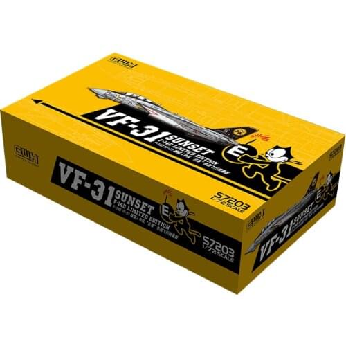 Great Wall Hobby S7203 1/72 U.S. F-14D VF-31 Sunset - Limited Edition - Scale Model Kit