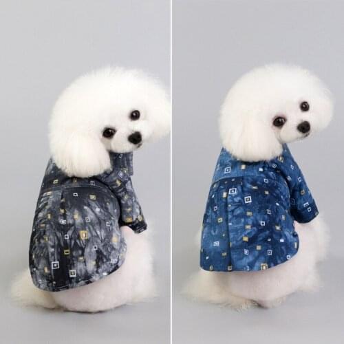 Cotton Chihuahua Print Shirt Pet Dog Clothes for Small Dogs Pets Clothing French Bulldog Yorkshire Apparel Puppy Pug Costume