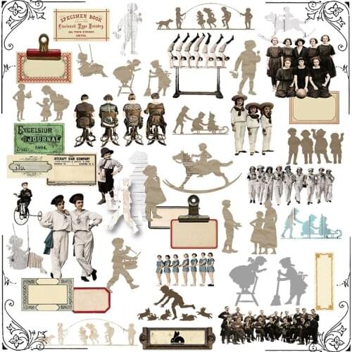 KLJUYP Collective life Colorful Litmus Paper Die Cuts for Scrapbooking Happy Planner/Card Making/Journaling Project