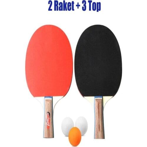 Table Tennis Racket Set 2 Racket 3 Ball Set Amateur Use