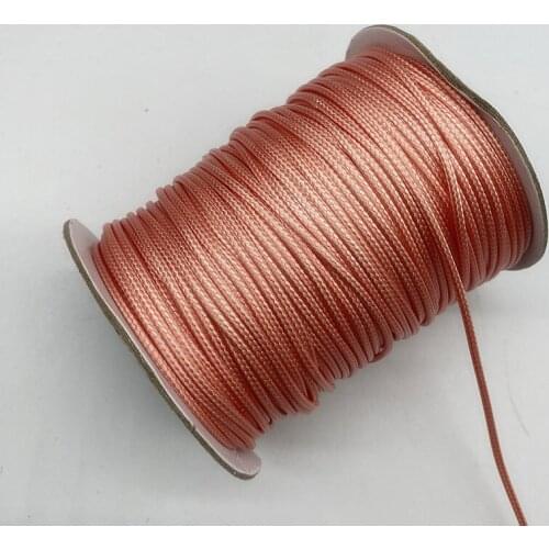New 0.5 0.8 1.0 1.5 2.0mm Mauve Waxed Cord Waxed Thread Cord String Strap Necklace Rope Beads for Jewelry Making