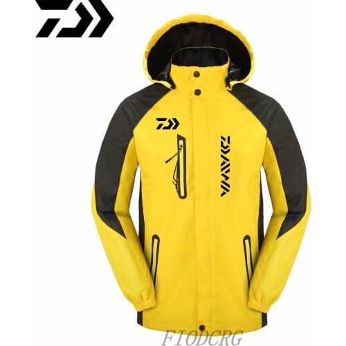 New Daiwa Winter Mens Hiking Jackets Outdoor Sports Fishing Climbing Trekking Windbreaker Jacket Waterproof Fishing Clothes