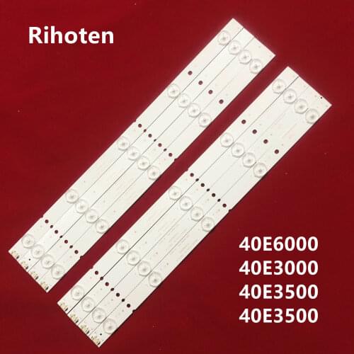 New 40 PCS 5LED 380mm LED Backlight stirp for 40E6000 40E3000 40E3500 40E3500 5832-W40000-2P00 5800-W40000-3P00 2P00 1P00