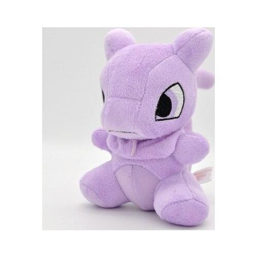 New Hot Pokemoned High Quality 14CM Mewtwo Animal Stuffed Dolls Plush for Children Toy Kid Gift Home Bedroom Decor