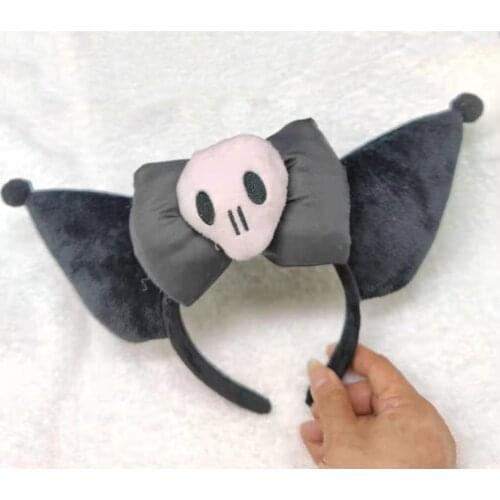 Anime Kawaii Headband Cosplay Cute Funny Soft Plush Skull Headwear Hairband Party Halloween Costume Accessories Girl Fans Gift