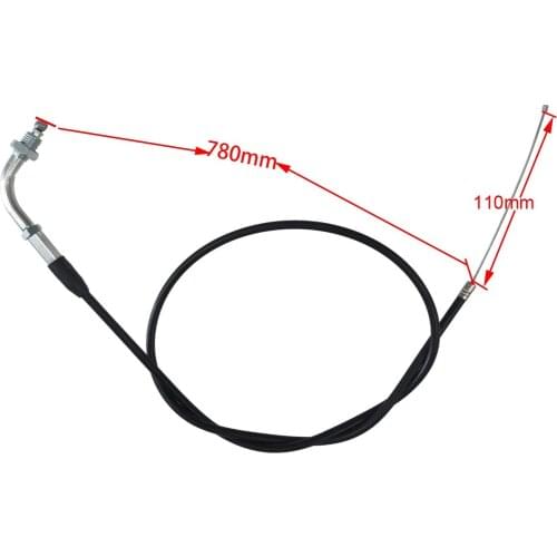 780mm 110mm Universal Elbow Accessory 90° Accelerator Throttle Cable Dirt Bike