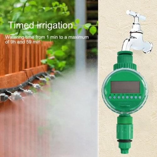 1 Pcs LCD Display Garden Water Timer Valve Automatic Electronic Watering Timer Home Garden Irrigation Timer Controller System