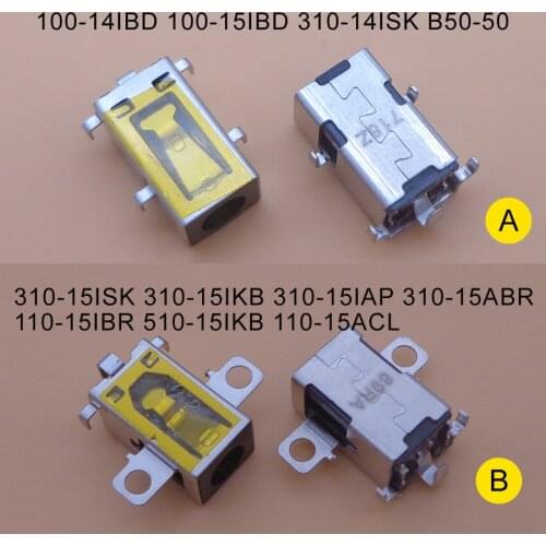 1pcs DC power jack connector charging port for Lenovo Ideapad 100-14IBD 100-15IBD 310-14ISK B50-50 110-15IBR 510-15IKB 310-15ABR