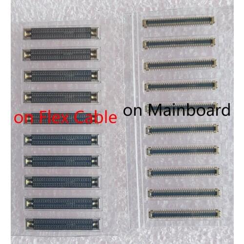 2--100PCS Original New LCD Display FPC Connector Contact for Samsung Galaxy S10 G973 G973F & S10+ G975 G975F & S10E G970 G970F