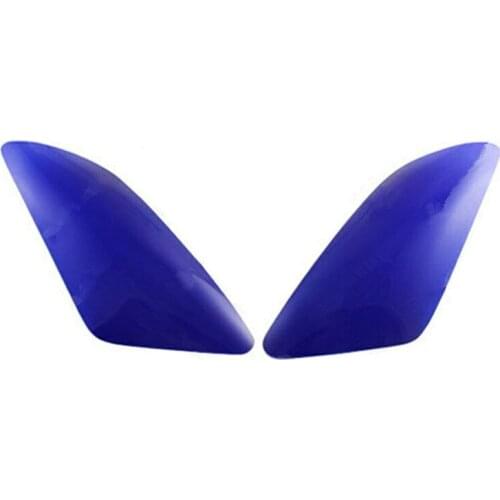 2X Motorcycle Front Headlight Protector Cover Lens Shield Cap For Yamaha YZF R1 2002 - 2003