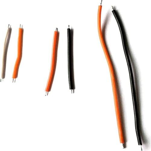 20 pcs Torch Flashlight drive circuit boards solder wire High temperature lead LED Positive negative distinct connect down-lead