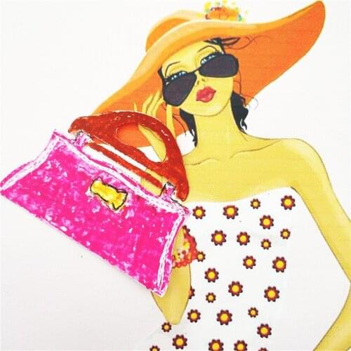 5.9*4.4cm young girl sachets die Cutting dies metal crafts paper die-cutting /DIY embossing Easter Halloween Scrapbooking