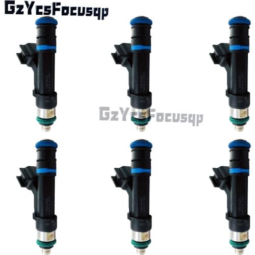 6pcs/Lot New Fuel Injectors kit 0280158020 53032701AA Injector For Jeep Dodge Mitsubishi 3.7L