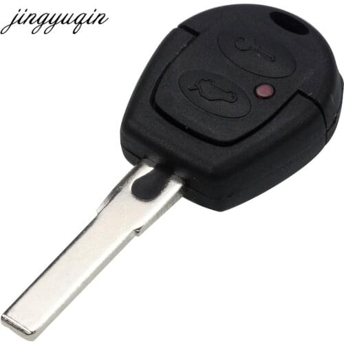 Jingyuqin 10pcs/lot for Volkswagen VW Passat Polo Golf Sharan Bora 2 Button Remote Key Shell fob Case