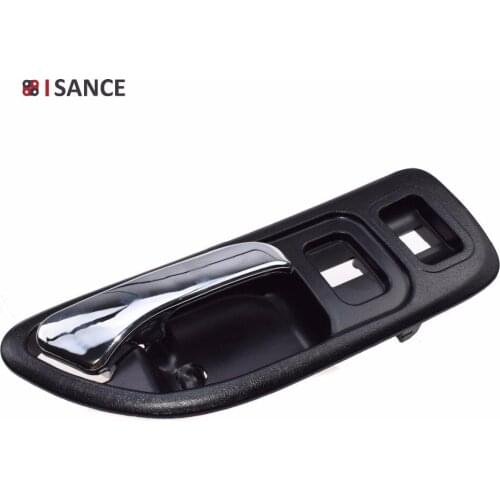 ISANCE Black Inside Door Handle Front Right Passenger Side 72165SV4003ZA 72625SV4013ZA For Honda Accord 1994 1995 1996 1997