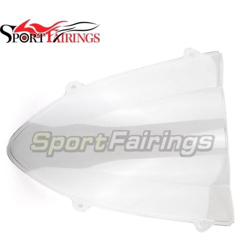 Motorcycle Parts ABS Plastics Double Bubble Fairing Part Clear Windshield For Kawasaki EX250R 2008-2012 Windscreen